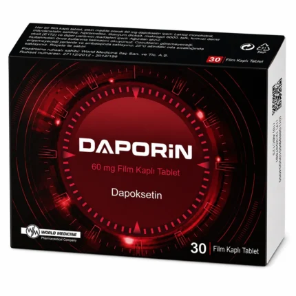 Daporin 60 mg 30 tablet eczane fiyatı ve orijinal ilaç görseli