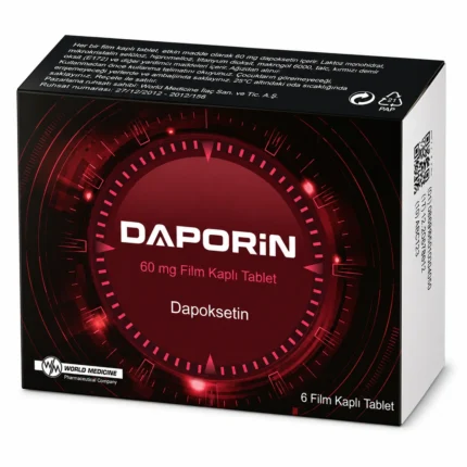 Daporin 60 mg 6 film tablet eczane fiyatı ve orijinal ilaç görseli