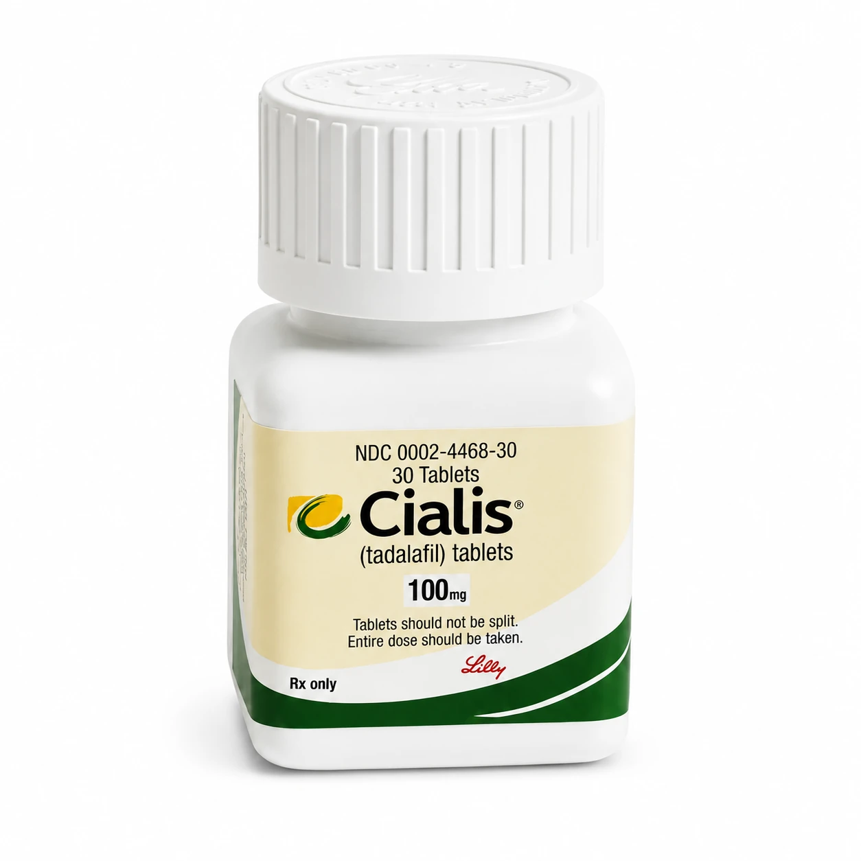 Cialis 100 mg 30 tablet ürünü şişe görseli cialis fiyatı