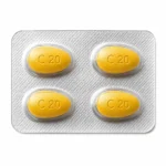 Cialis 20 mg 4 tablet C20 sarı blister eczane fiyatı ve orijinal satış görseli