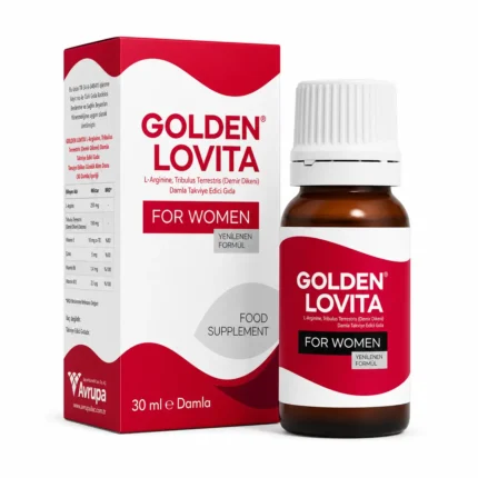 Golden Lovita bayan istek artırıcı damla orijinal ürün görseli