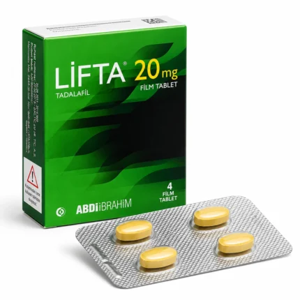 Lifta 20 mg 4 tablet fiyatı ve orijinal ürün görseli