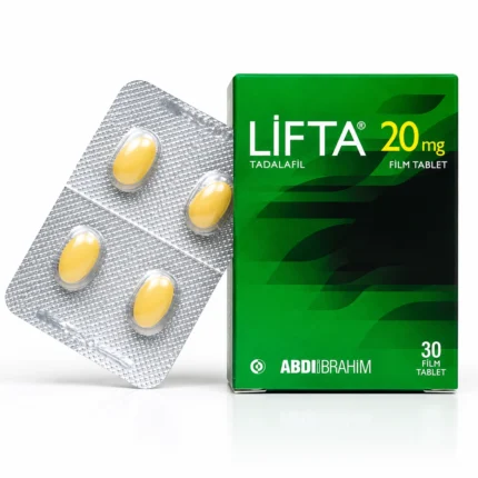 Lifta 20 mg 30 tablet orijinal ürün fiyatı ve eczane satışı görseli