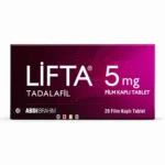 Lifta 5 mg 28 tablet orijinal ürün fiyatı ve eczane satışı görseli