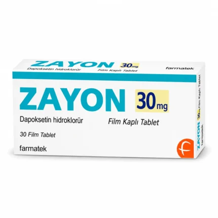 Zayon 30 mg 30 tablet eczane fiyatı ve orijinal ürün görseli